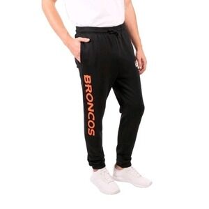 Ultra Game NFL Official Super Soft Game Day Jogger‎ Sweatpants Denver Broncos Lg